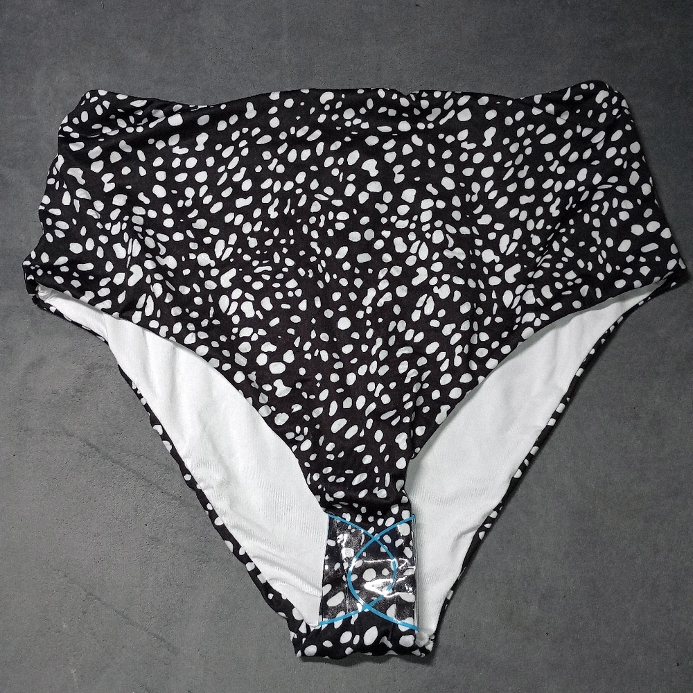 New Black Spot Swimsuit Bottom